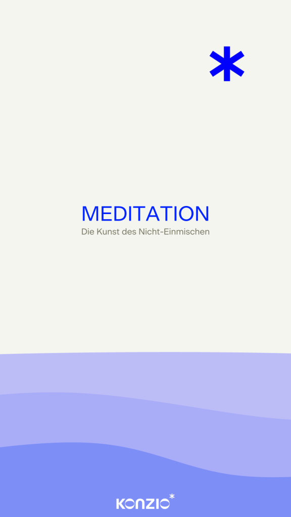 KONZIO Veranstaltungen Meditation Kurs
