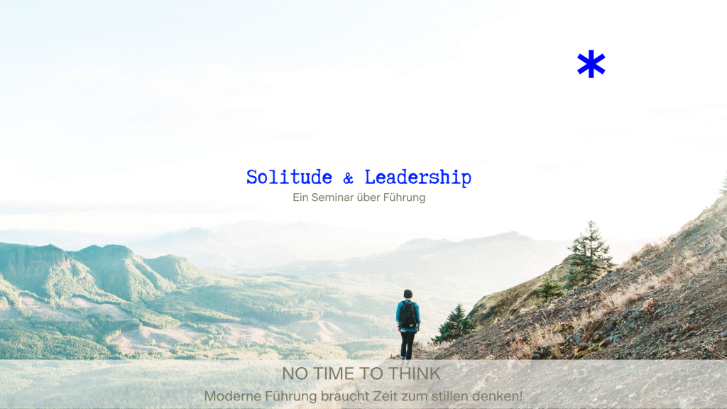 KONZIO - Solitude & Leadership, Führung